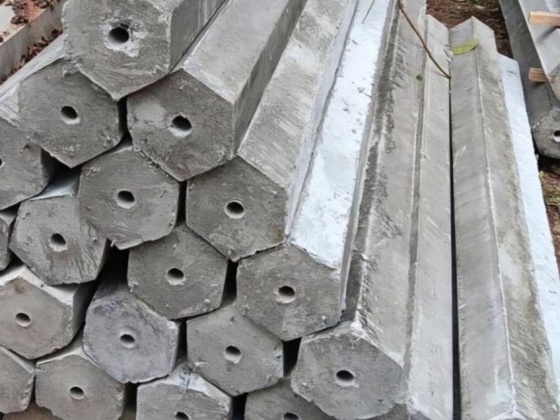 เสาเข็มหกเหลี่ยมกลวง เสาเข็มหกเหลี่ยมกลวง